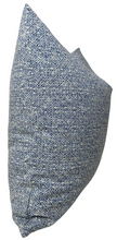 Load image into Gallery viewer, Sarong Weave Pillow Cover in Indigo Blue, Schumacher Textiles
