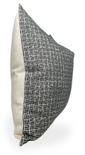 Load image into Gallery viewer, Camber Pillow Cover in Charcoal, Lindsay Alker Textiles
