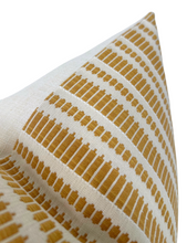Load image into Gallery viewer, Oyo Pillow Cover in Mustard Yellow, Designer Pillows
