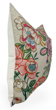 Load image into Gallery viewer, Peony Garden Floral Pillow Cover in Beige, Thibaut Pillows
