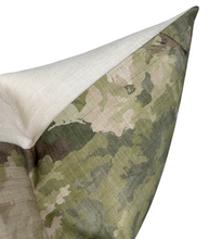 Load image into Gallery viewer, Woodland Clearing Pillow Cover in Green, Thibaut Pillows
