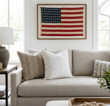 Load image into Gallery viewer, Teton Embroidered Pillow Cover in Snow, Schumacher Textiles
