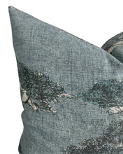 Load image into Gallery viewer, Torrey Pines Pillow Cover in Mineral Blue, Thibaut Pillows
