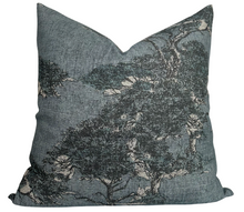 Load image into Gallery viewer, Torrey Pines Pillow Cover in Mineral Blue, Thibaut Pillows
