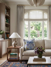 Load image into Gallery viewer, Tybee Tree Pillow Cover in Lavender and Blue, Thibaut Pillows
