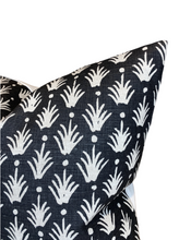 Load image into Gallery viewer, Reeds Pillow Cover in Jet, McLaurin + Piercy Textiles
