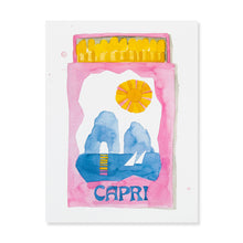 Load image into Gallery viewer, Capri Matchbook Art Print
