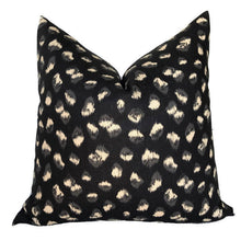 Load image into Gallery viewer, Feline Pillow Cover in Black, Kelly Wearstler Textiles

