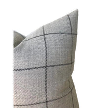 Load image into Gallery viewer, Bancroft Wool Pillow Cover in Fog Grey, Schumacher Textiles
