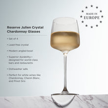 Load image into Gallery viewer, Reserve Julien Crystal Chardonnay Glasses Set of 4
