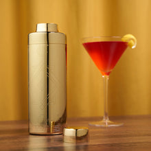 Load image into Gallery viewer, Art Deco Cocktail Shaker in Gold
