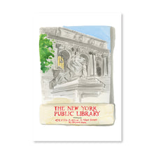 Load image into Gallery viewer, NY Public Library Matchbook Art Print
