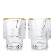 Load image into Gallery viewer, Meridian Crystal Tumblers Set of 2

