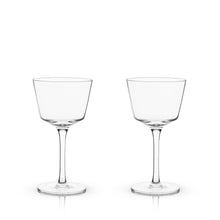 Load image into Gallery viewer, Raye Angled Crystal Nick &amp; Nora Glasses Set of 2
