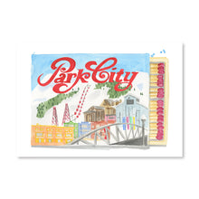 Load image into Gallery viewer, Park City Utah Matchbook Art Print

