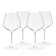 Load image into Gallery viewer, Reserve Inez Crystal Burgundy Glasses Set of 4
