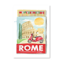 Load image into Gallery viewer, Rome Matchbook Art Print
