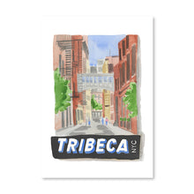 Load image into Gallery viewer, Tribeca NYC Matchbook Art Print
