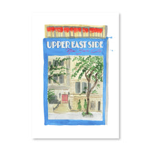 Load image into Gallery viewer, Upper East Side NYC Matchbook Art Print
