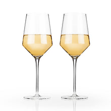 Load image into Gallery viewer, Raye Angled Crystal Chardonnay Glasses Set of 2
